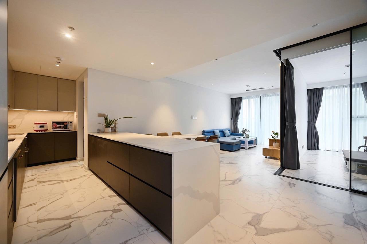 2 bedroom apartment with river and Ba Son bridge view for rent at The Metropole Thu Thiem The Crest Residence