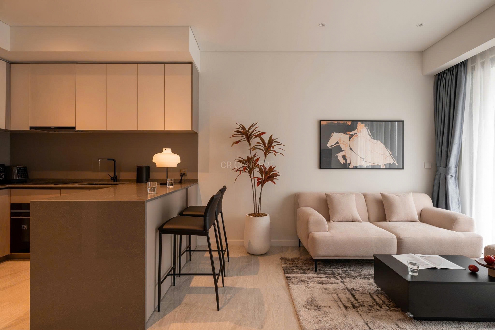 1 Bedroom Apartment For Rent at The Opera Residence | Modern Furnished | River View 