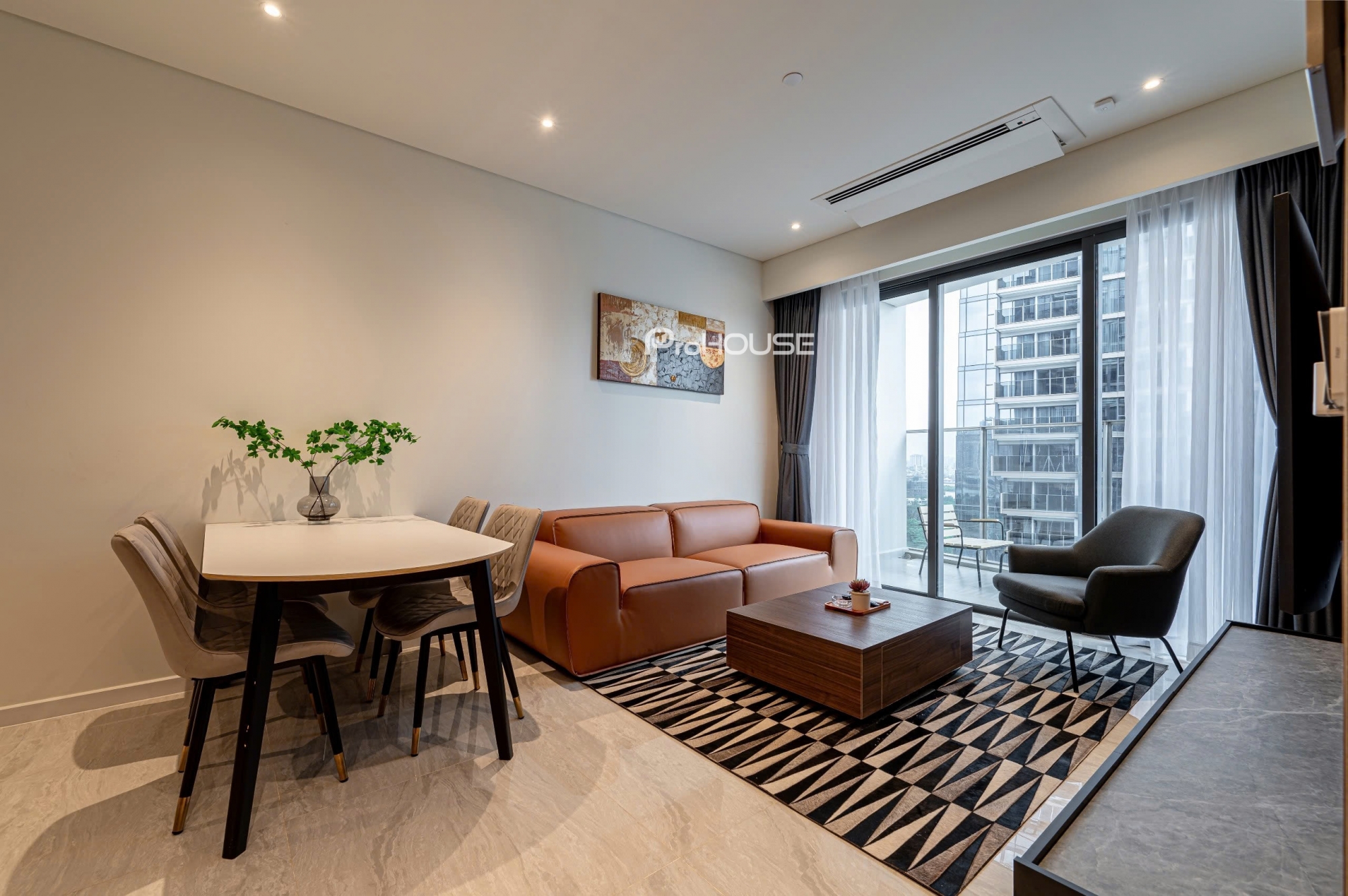 Căn hộ 2PN trang nhã cho thuê | The Metropole Thủ Thiêm | Đầy đủ nội thất | View sông