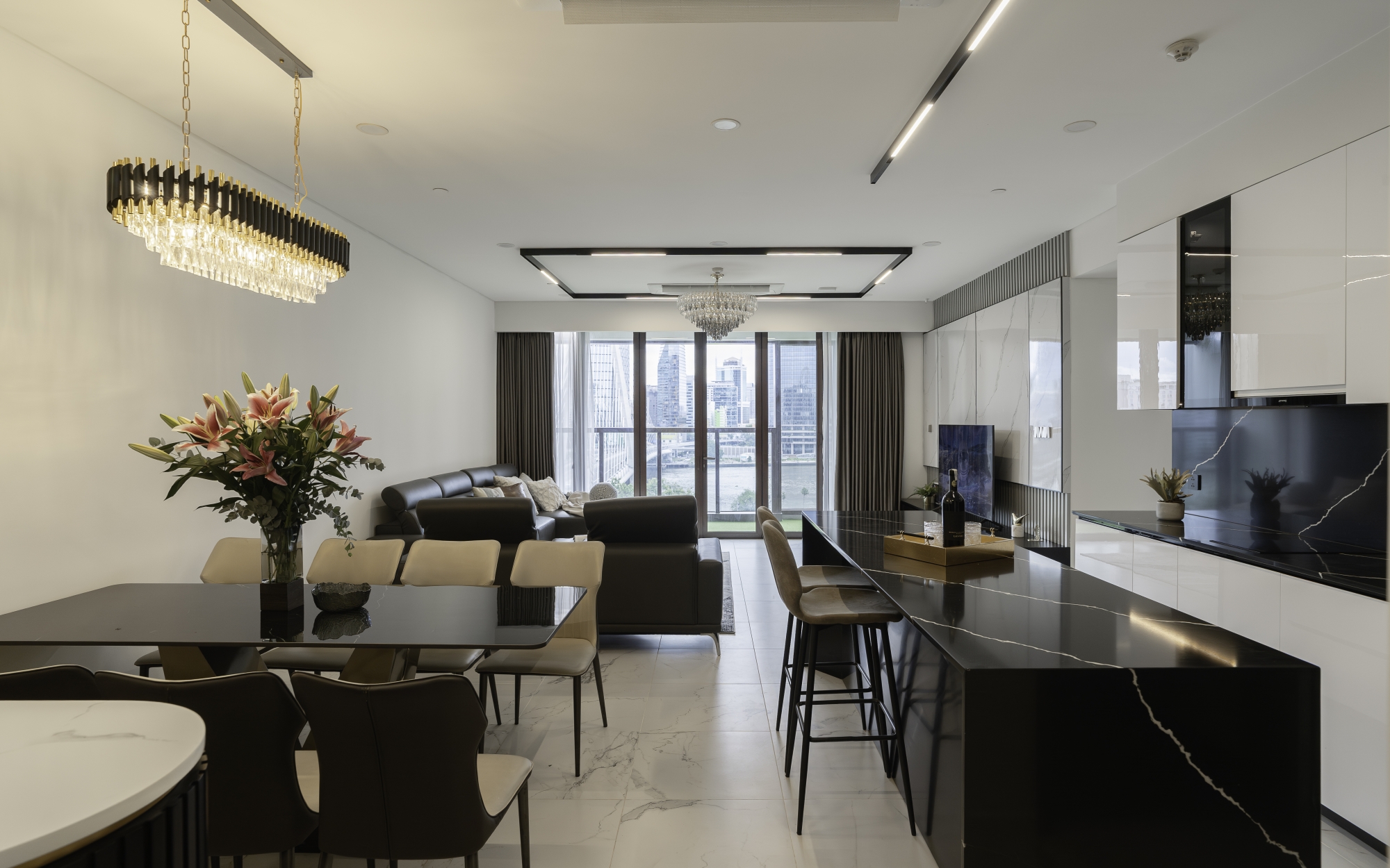 A stunning 4-bedroom apartment for rent in The Metropole Thu Thiem - full furniture - 170m2 - river view