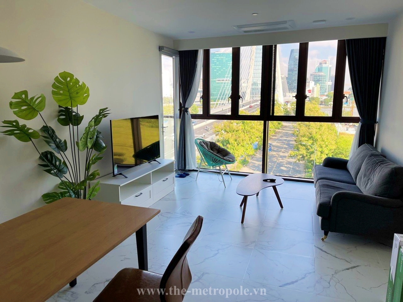 3 bedroom apartment for rent in The Galleria - The Metropole with river view