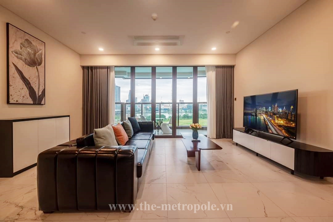 4br apartment in The Galleria - The Metropole Thu Thiem for rent with Saigon river view