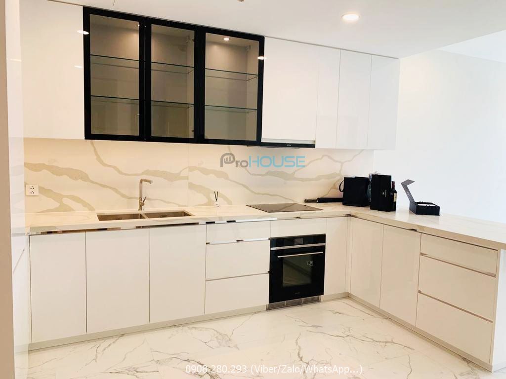 Modern 2 bedroom apartment for rent near District 1 with basic furniture