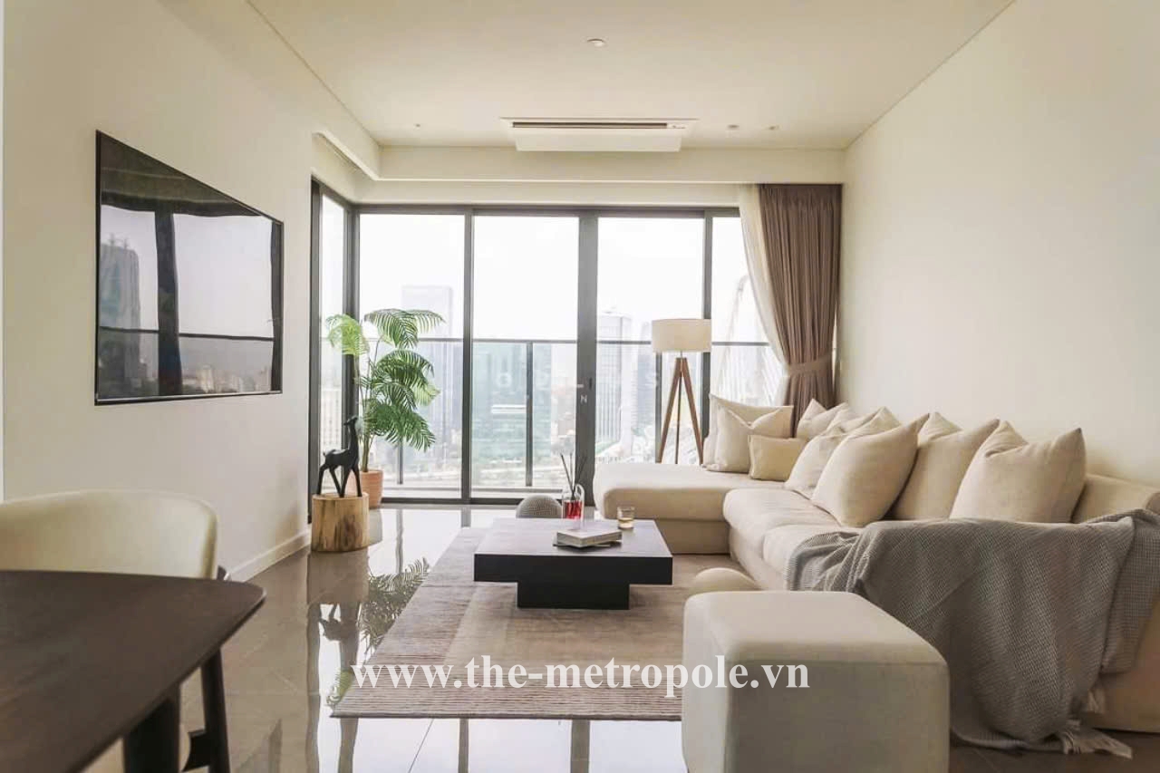 Apartment for rent in The Opera Residence with full luxury furniture and river view