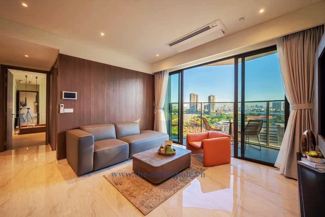 Beautiful apartment for rent in The Opera with full furniture -2brs-71m2- Saigon river view