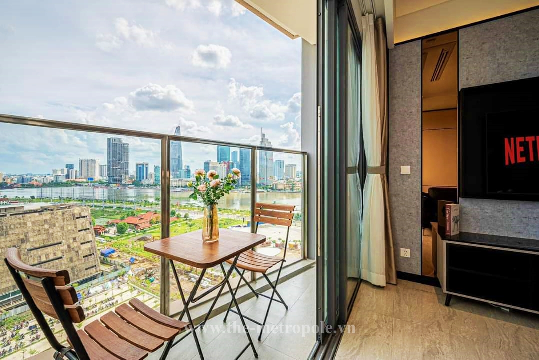 A beautiful apartment for rent in The Opera Residence facing to Saigon River view